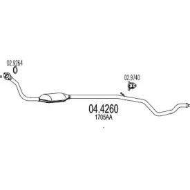 Катализатор MTS 04.4260