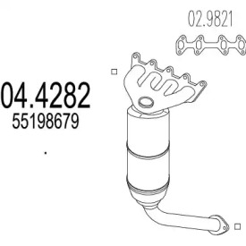 Катализатор MTS 04.4282