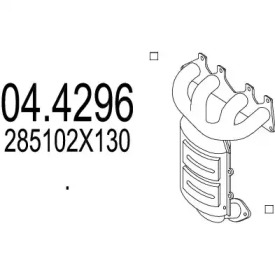 Катализатор MTS 04.4296