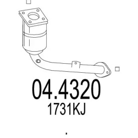 Катализатор MTS 04.4320