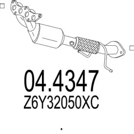 Катализатор MTS 04.4347