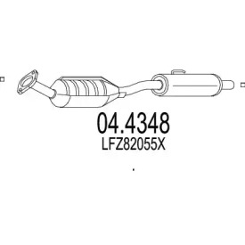 Катализатор MTS 04.4348