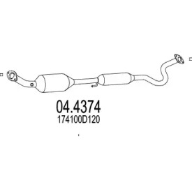 Катализатор MTS 04.4374