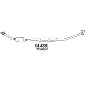 Катализатор MTS 04.4380