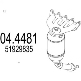 Катализатор MTS 04.4481