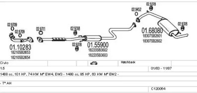 Глушитель MTS C120054002671