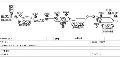 Глушитель MTS C240013004479