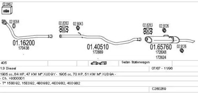 Глушитель MTS C260269006174