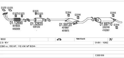 Глушитель MTS C300109008716