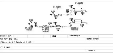 Глушитель MTS C350015004203