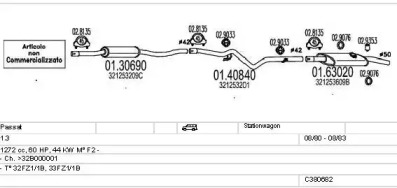 Глушитель MTS C380682007390