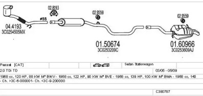 Глушитель MTS C380787010829