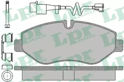 Комплект тормозных колодок LPR 05P1297B