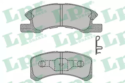 Комплект тормозных колодок LPR 05P1443