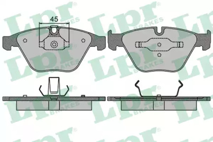 Комплект тормозных колодок LPR 05P1510