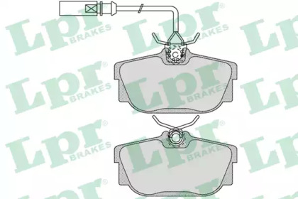 Комплект тормозных колодок LPR 05P1699