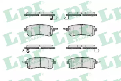 Комплект тормозных колодок LPR 05P1798