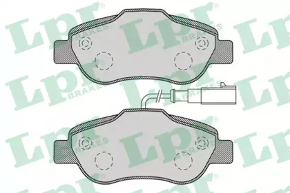 Комплект тормозных колодок LPR 05P1907