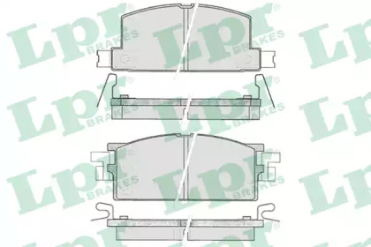 Комплект тормозных колодок LPR 05P287