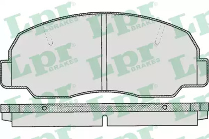 Комплект тормозных колодок LPR 05P314
