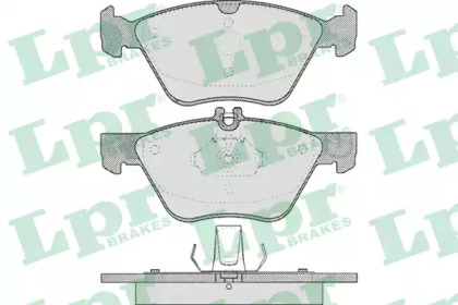 Комплект тормозных колодок LPR 05P406