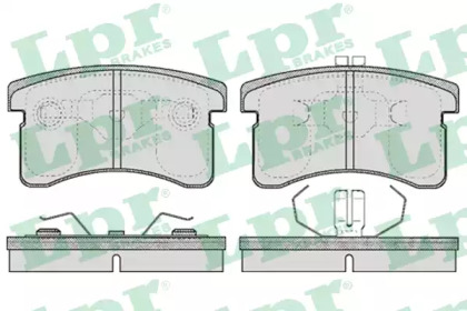 Комплект тормозных колодок LPR 05P458