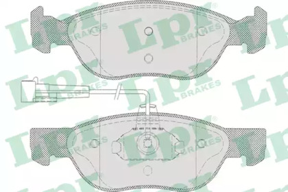 Комплект тормозных колодок LPR 05P496