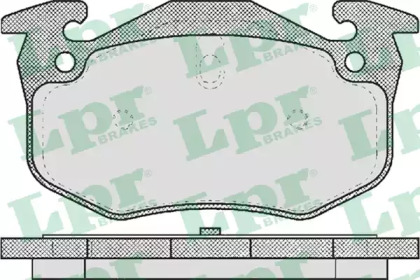 Комплект тормозных колодок LPR 05P582