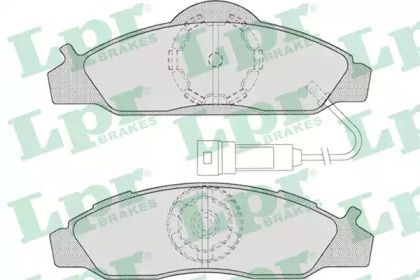 Комплект тормозных колодок LPR 05P721