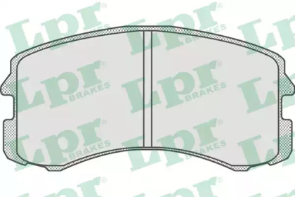 Комплект тормозных колодок LPR 05P826
