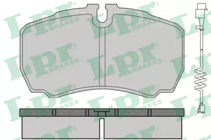 Комплект тормозных колодок LPR 05P830A