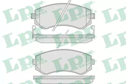 Комплект тормозных колодок LPR 05P856