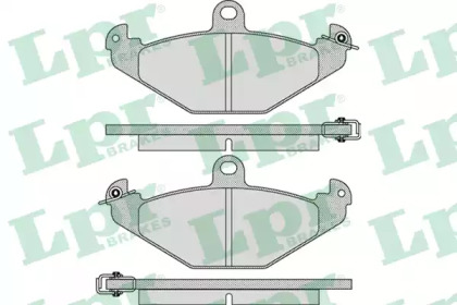 Комплект тормозных колодок LPR 05P890