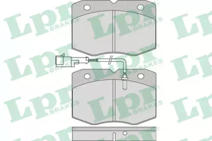Комплект тормозных колодок LPR 05P963