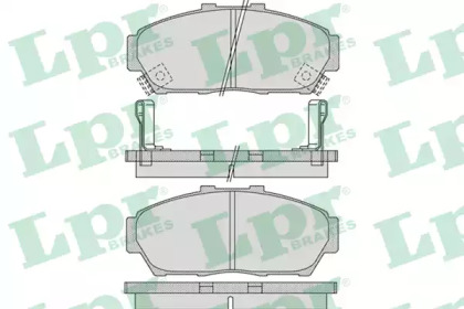 Комплект тормозных колодок LPR 05P993