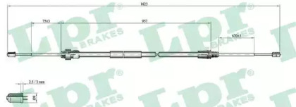 Трос LPR C0002B