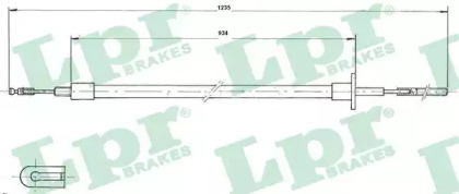 Трос LPR C0006C