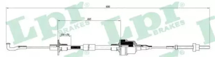 Трос LPR C0009C