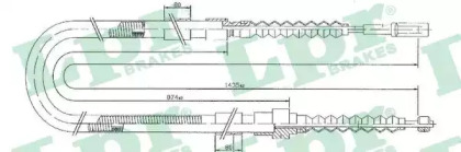 Трос LPR C0031B