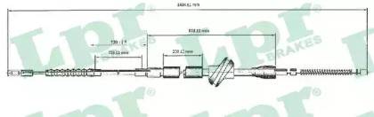 Трос LPR C0032B