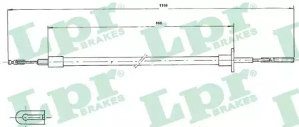 Трос LPR C0051C