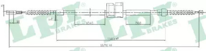 Трос LPR C0062B
