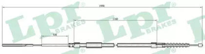 Трос LPR C0083B