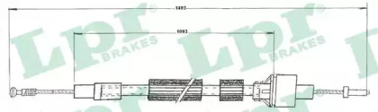 Трос LPR C0087C