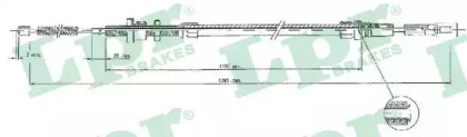 Трос LPR C0091B