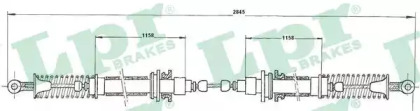 Трос LPR C0178B