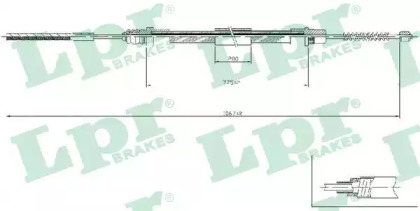 Трос LPR C0209B