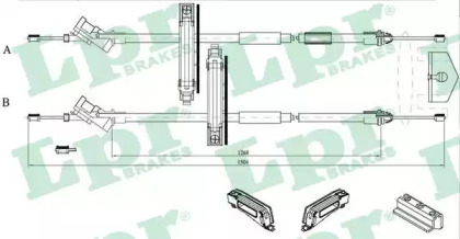 Трос LPR C0225B