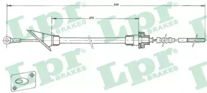 Трос LPR C0245C