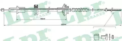 Трос LPR C0253C